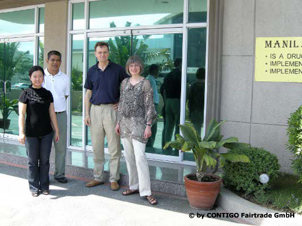 Monika Herbst (Contigo) zu Besuch bei Manila Welcome